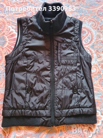 Двулицев дамски черен елек LTB