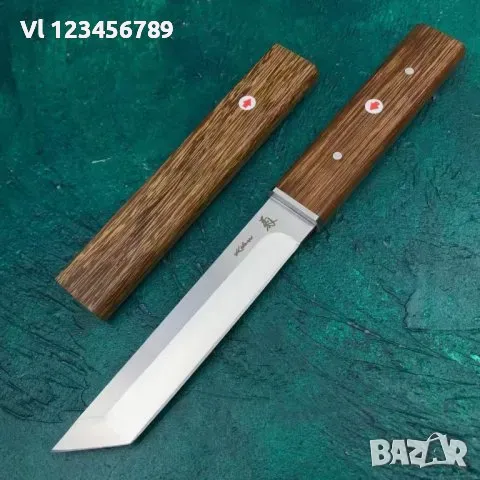 Висок клас японски ТАНТО нож KIBU JP06 WOOD, Стомана D2,HRC 58-60, снимка 1 - Ножове - 48408455