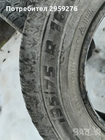 Зимни гуми 195.75.16 с, снимка 4 - Гуми и джанти - 48629477