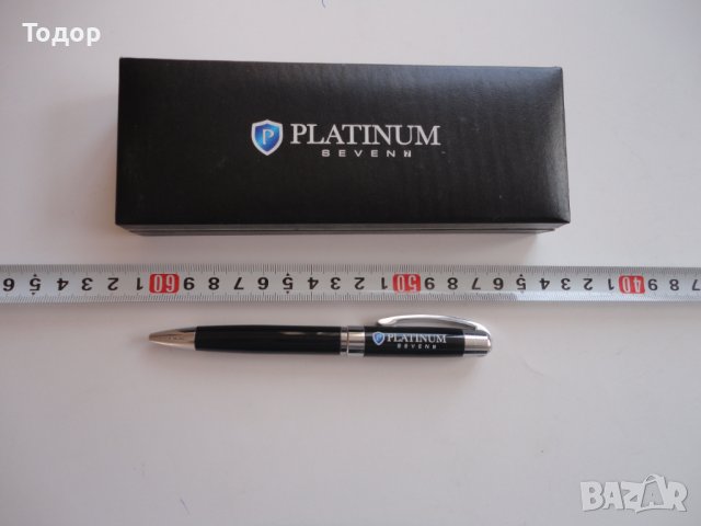 Луксозен химикал химикалка Platinium, снимка 3 - Ученически пособия, канцеларски материали - 43533785