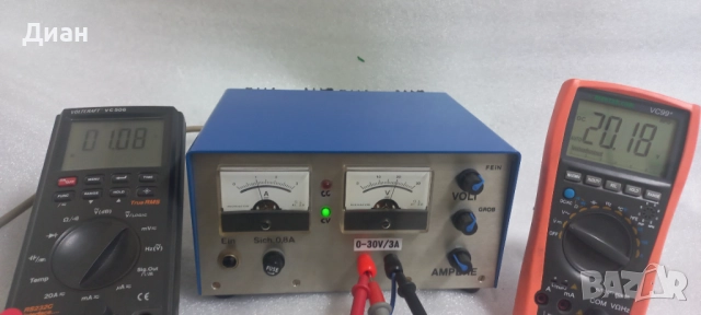 Лабораторно захранване 30V-3A, снимка 3 - Друга електроника - 52663981