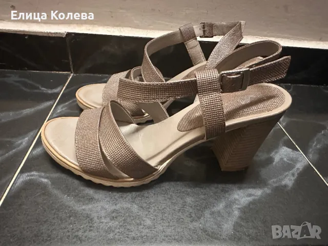 Елегантни обувки/ сандали на ток н.37