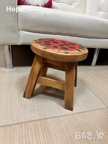 Столче /Табуретка от тиково дърво, снимка 6 - Декорация за дома - 35763318