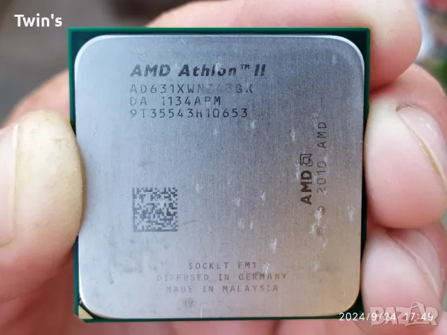 AMD Athlon™ II X4 631 Quad-Core 4MB Cache, 2.60GHz 100W, Socket FM1 , снимка 8 - Процесори - 47349591