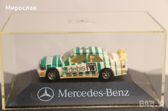 HERPA H0 1/87 MERCEDES 190 EVO AMG КОЛИЧКА КАМИОН МОДЕЛ, снимка 2 - Колекции - 52822361