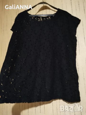 ДАНТЕЛЕНА БЛУЗКА МАКСИ РАЗМЕР 2XL, снимка 5 - Тениски - 32949029