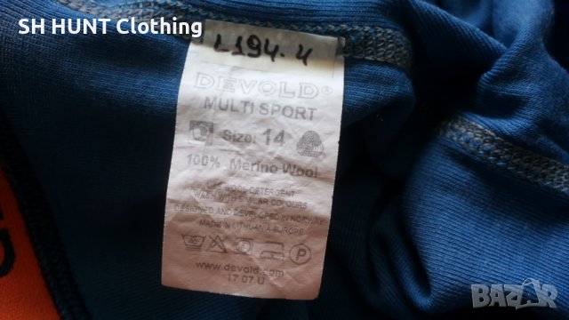 DEVOLD 100% Merino Wool Thermo Kids раз. 14 г / 164 см детска термо долница 100% Мерино Вълна - 413, снимка 7 - Детски клинове - 43135316