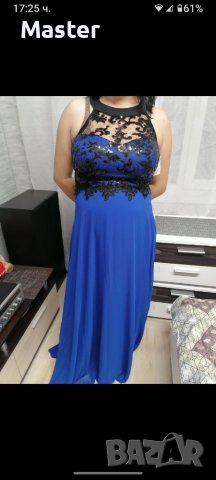  Синя рокля, снимка 6 - Рокли - 39305320