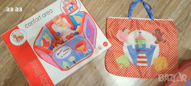 Baby fitness-сух басейн с меки топки и омекотени страни, снимка 3 - Играчки за стая - 50571020