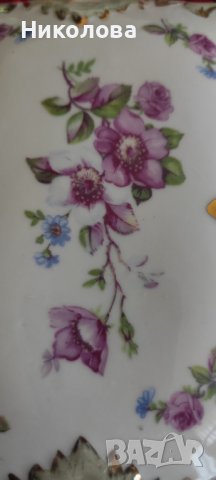 Българска порцеланова кутия , снимка 3 - Антикварни и старинни предмети - 37513635