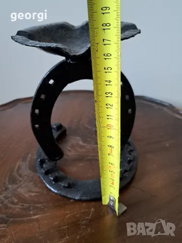 метален пепелник от подкови  2/5, снимка 5 - Колекции - 48860470