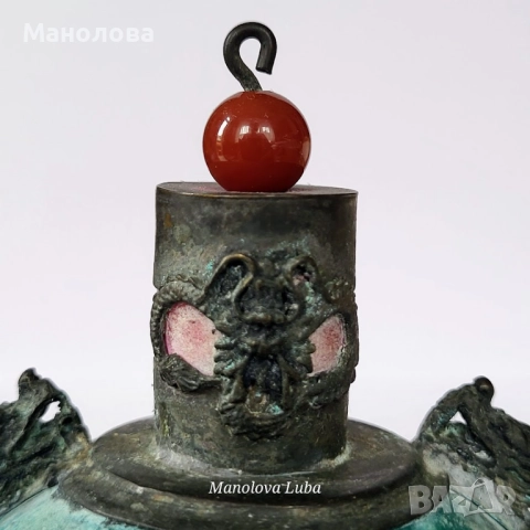 Тибетска бутилка за енфие., снимка 6 - Антикварни и старинни предмети - 52024035