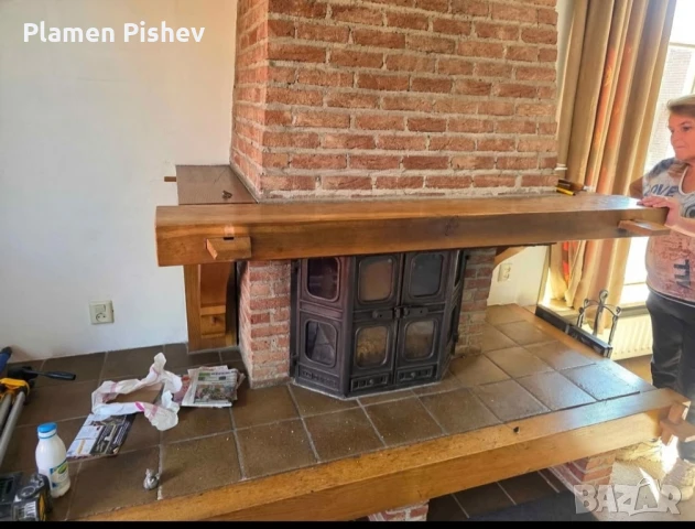 Dorve камина за вграждане- само плътен чугун.Стъкла,уплътнения,метал- вс е в отлично състояние.11 kW, снимка 6 - Други стоки за дома - 50674086