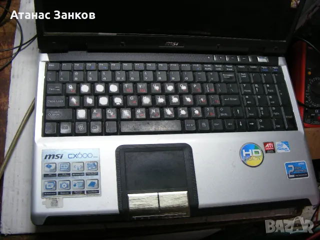 Работещ лаптоп за части MSI CX600 MS-1682, снимка 2 - Части за лаптопи - 49711624