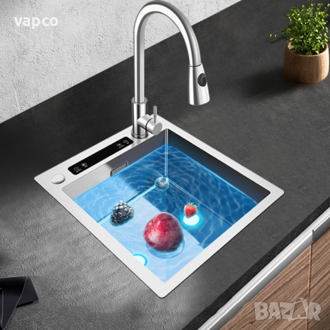 Ултразвкукова мултифункционална кухненска мивка 45см, снимка 3 - Мивки - 52195249