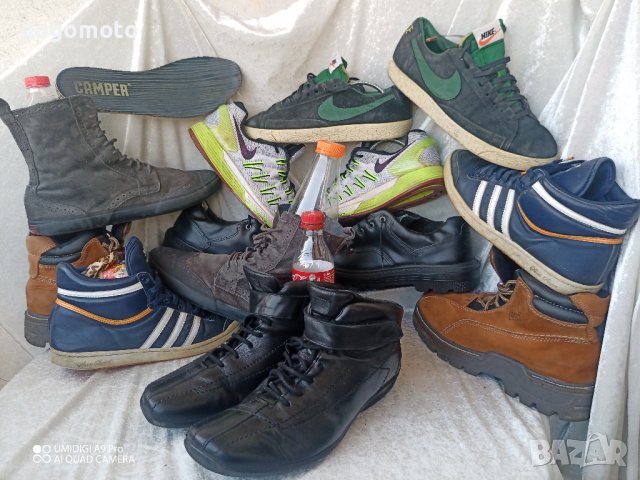 мъжки маратонки кецове  adidas® MID Leather shoes original, естествена кожа, 42 - 43,GOGOMOTO.BAZAR., снимка 18 - Маратонки - 43898777