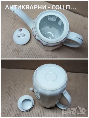 Стар Порцеланов Чайник. , снимка 5 - Антикварни и старинни предмети - 47331008