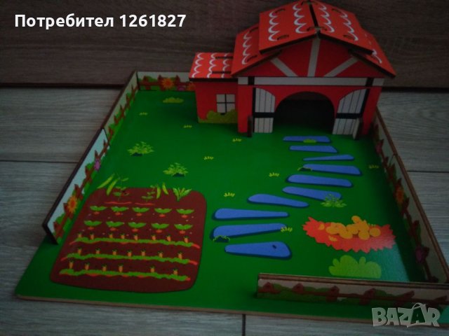 Дървена ферма, снимка 1 - Образователни игри - 37815996