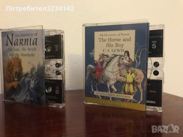 Много редки Аудио касетки Хрониките на Нарния  от 1 до 8 част, снимка 4 - Аудио касети - 39235819