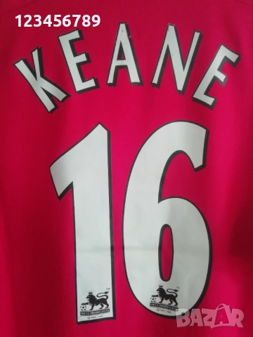 Manchester United Roy Keane Nike оригинална тениска фланелка Манчестър Юнайтед Рой Кийн , снимка 3 - Тениски - 52041257
