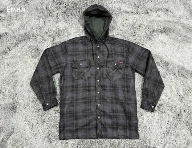 Мъжко яке Dickies Fleece Flannel Jacket, Размер M, снимка 2 - Якета - 48669463