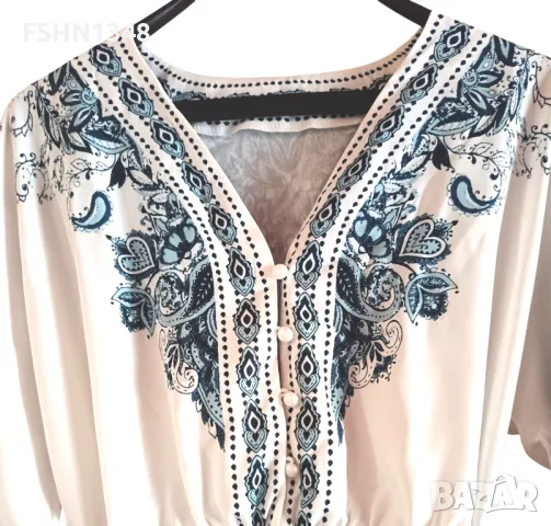 Рокля в актуален принт, снимка 3 - Рокли - 50241593