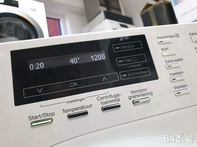 Miele W1 TwinDos Пералня Миеле 12м Гаранция, снимка 2 - Перални - 53461571