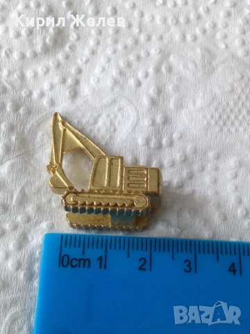 Малка метална фигурка багер/екскаватор 53707, снимка 5 - Колекции - 53578187