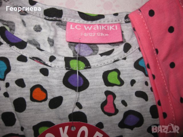 Лятна цена! Красиви, нови летни рокли на LC Waikiki за 7-8 годинки!, снимка 4 - Детски рокли и поли - 26991369