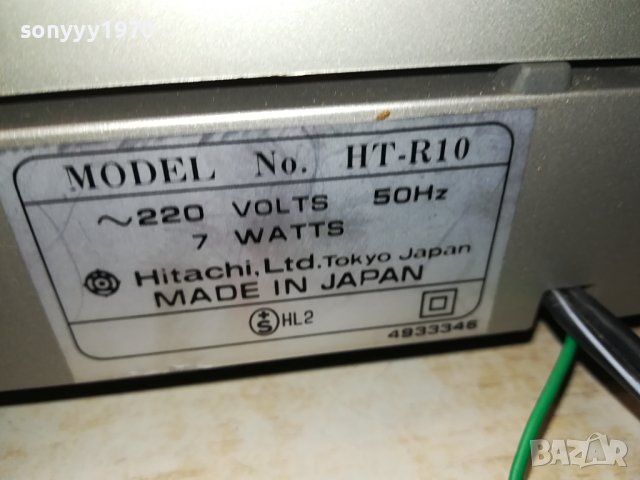 HITACHI HT-R10 MADE IN JAPAN-ВНОС SWISS 2811231642, снимка 9 - Грамофони - 43184097