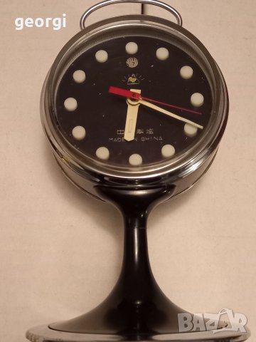 Стар китайски механичен часовник будилник , снимка 3 - Антикварни и старинни предмети - 39854534