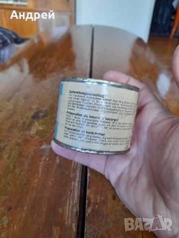 Стара консерва Охлюви, снимка 3 - Други ценни предмети - 53297929