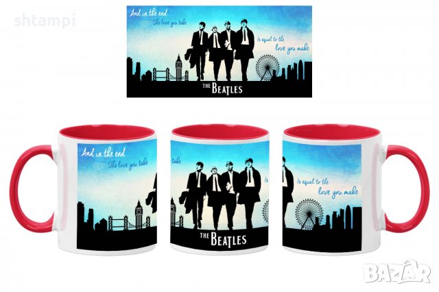 Чаша Beatles 11,Керамична Чаша, Кафе Чай, Игра,Изненада,Подарък,Повод,Празник,Рожден Ден, снимка 5 - Чаши - 38508638