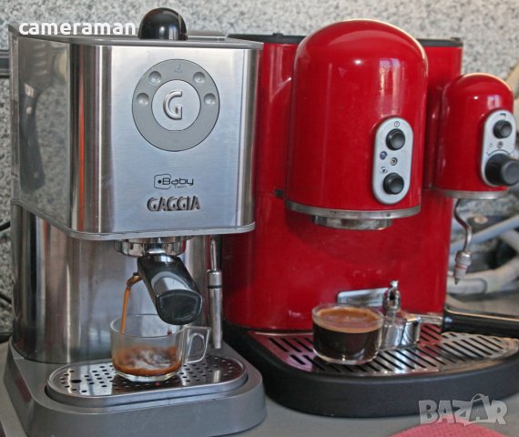 Двубойлерни кафемашини Gaggia Baby TWIN и KitchenAid ARTISAN Espresso, снимка 3 - Кафемашини - 43787418