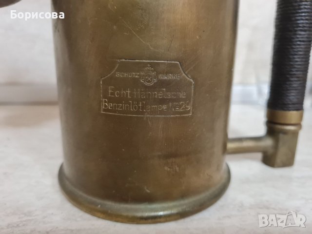 Антична газова горелка, снимка 5 - Антикварни и старинни предмети - 38062605