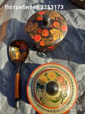 Три руски рисувани съда, снимка 1