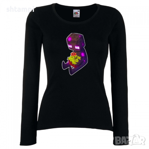 Дамска тениска Enderman 4 майнкрафт Minecraft,Игра,Забавление,подарък,Изненада,Рожден Ден., снимка 2 - Тениски - 36520703