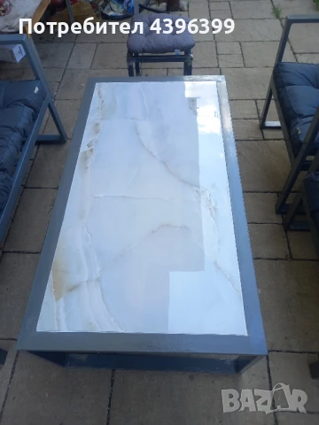 градинска маса с размери 130/70/42, снимка 5 - Градински мебели, декорация  - 50741157