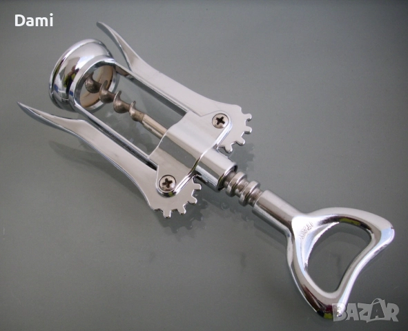 Двураменен тирбушон с отварачка, снимка 2 - Аксесоари за кухня - 52923325