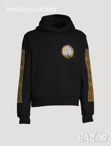 AMIRI Black Landscape Alchemy Frame Print Мъжко Горнище тип Суичър size M и XL, снимка 2 - Суичъри - 43079657