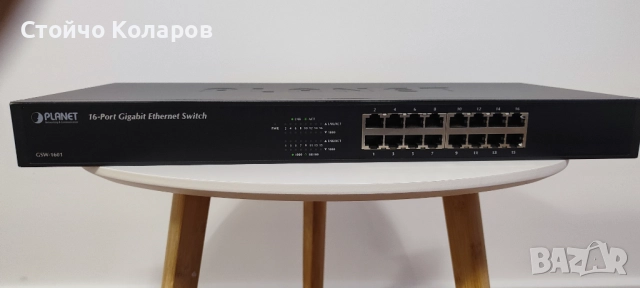 Суич PLANET GSW 1601 16-port GBIT комутатор