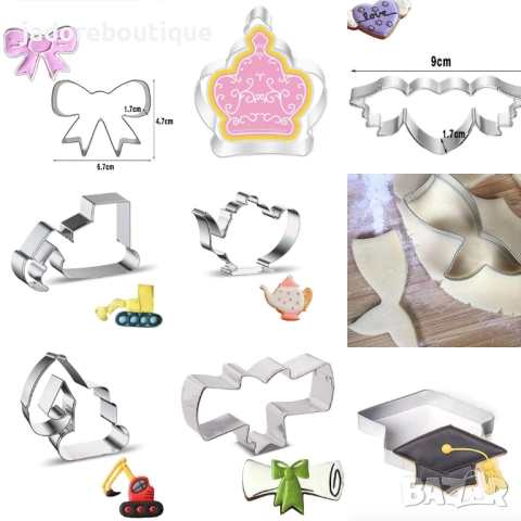 Резци за сладки различни видове, снимка 2 - Форми - 42186152