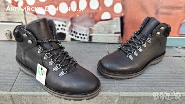 Английски мъжки боти естествена кожа-Red Tape