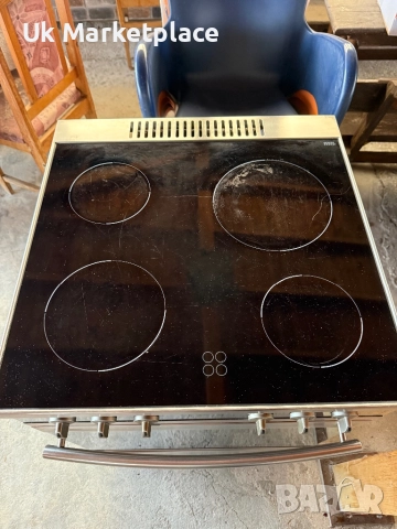 Иноксова готварска печка със керамични котлони Gram, снимка 6 - Печки, фурни - 52464305