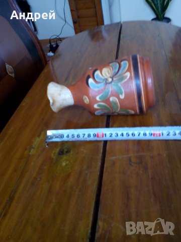 Старинна керамична кана #3, снимка 7 - Антикварни и старинни предмети - 27634106