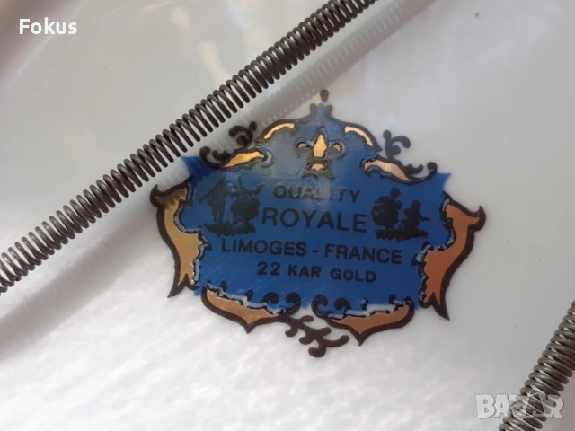 Стар порцелан колекционерски чинии LIMOGES, снимка 5 - Антикварни и старинни предмети - 53408926