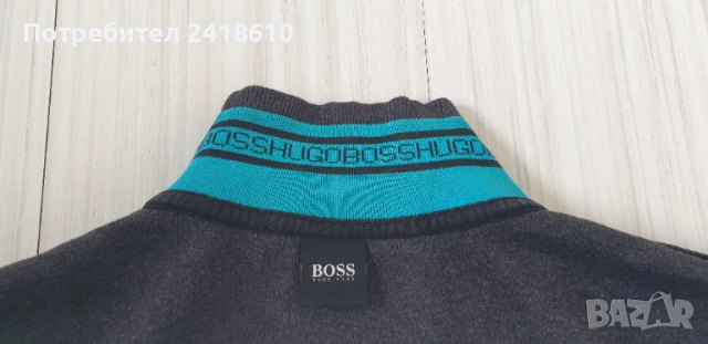 Hugo Boss  Half Zip Sweatshirt Mens Size M / L   ОРИГИНАЛ! Мъжкa Блуза - Суитшърт!, снимка 2 - Спортни дрехи, екипи - 52308401