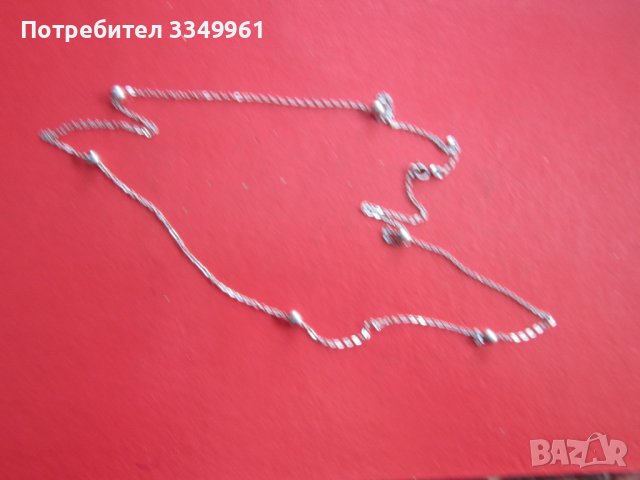 Страхотно сребърно колие верижка 12, снимка 3 - Колиета, медальони, синджири - 36622041