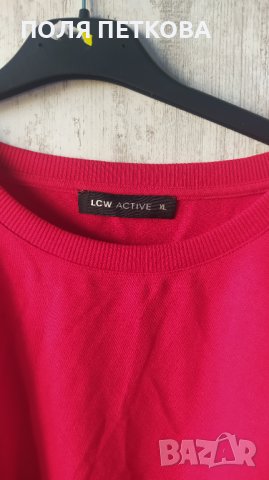 Червена блузка, снимка 7 - Блузи с дълъг ръкав и пуловери - 40399335