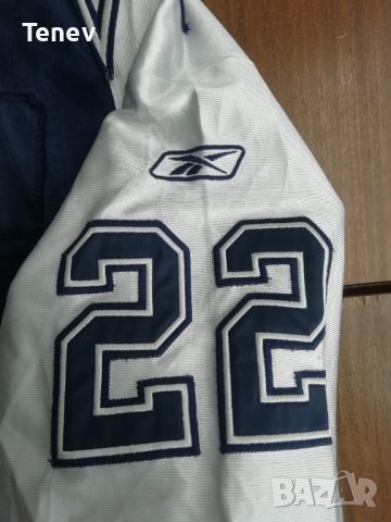 Dallas Cowboys #22 Emmitt Smith Reebok NFL Jersey оригинална тениска фланелка Vintage , снимка 5 - Тениски - 43502582